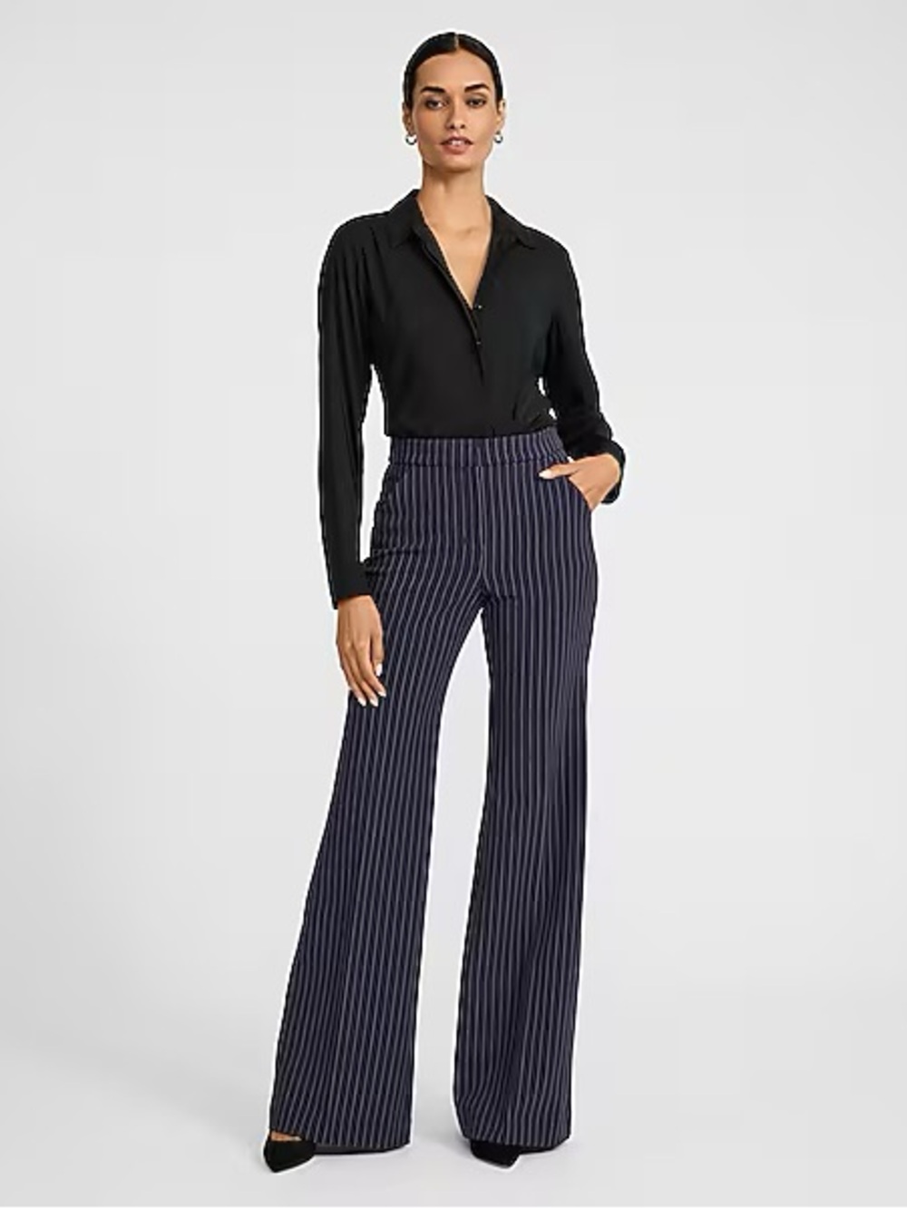 Express Editor Flare Pants